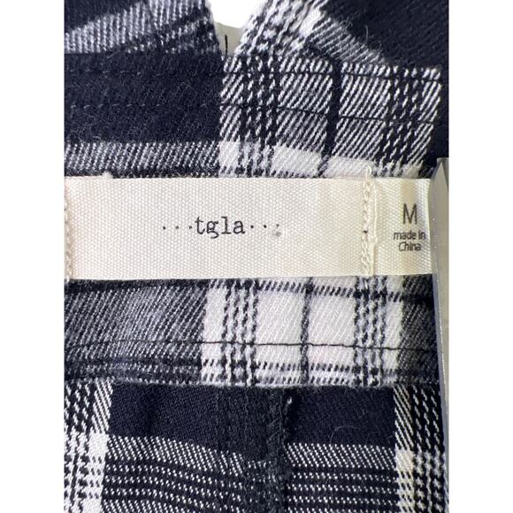 tgla jumper dress women’s Medium Plaid Dark‎ Academia Whimsigoth Preppy Retro - Picture 3 of 5